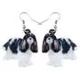 NEWEI Acrylic Sweet Cavalier King Charles Spaniel Dog Earrings Drop Dangle For Women Girl Gift Fashion Jewelry