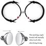EEChristmas Magnet Magnetic Bracelets Mutual Attraction for Couples Women Men Best Friends Relationship Matching Braided Rope Bracelet Gift Lovers Boyfriend Girlfriend Him Her BFF 2 PCs