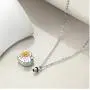 SEIRAA Urn Necklaces for Ashes in My Heart Flower Pendant Memory Locket Necklace Cremation Gifts