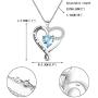 EVER FAITH Mothers Day Birthday Gift 925 Sterling Silver CZ''I Love You Mom'' Heart Pendant Necklace