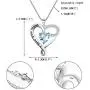 EVER FAITH Mothers Day Birthday Gift 925 Sterling Silver CZ''I Love You Mom'' Heart Pendant Necklace EVER FAITH Mothers Day Birthday Gift 925 Sterling Silver CZ''I Love You Mom'' Heart Pendant Necklace