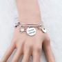 BAUNA Rapunzel Bracelet Inspirational Tangled Quotes Bangle I’ve Got A Dream Fairy Tales Gift