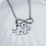 Autism Awareness Necklace Autism Puzzle Infinity Y Lariat Necklace Asperger Awareness Jewelry Autism Mom Teacher Girl Gifts