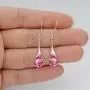 EVER FAITH 925 Sterling Silver Gift Jewelry For Women CZ Elegant Teardrop Chandelier Hook Dangle Earrings
