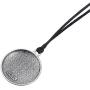 Sigil of Archangel Uriel Pendant Necklace，Talisman Amulet Gothic Jewelry Unisex (rope)
