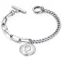 LBJIE Gold Charm Bracelets Stainless Steel Bracelets for Women with Cubic Zirconia Circle, Adjustable Bracelets for Women LBJIE Gold Charm Bracelets Stainless Steel Bracelets for Women with Cubic Zirconia Circle, Adjustable Bracelets for Women