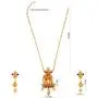 Efulgenz Indian Bollywood Gold Plated Traditional Faux Pearl Crystal Rhinestone Wedding Choker Pendant Necklace Earrings Jewellery Set Efulgenz Indian Bollywood Gold Plated Traditional Faux Pearl Crystal Rhinestone Wedding Choker Pendant Necklace Earrings Jewellery Set