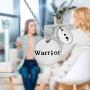 HOLLP Warrior Semicolon Necklace Mental Health Depression Awareness Semicolon Jewelry Inspirational Semicolon Gifts for Women Girls