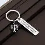 CENWA Scales of Justice Keychain Legal Assistant Gift Beside Every Great Attorney is an Exhausted Paralegal Legal Secretary Gift for Paralegal