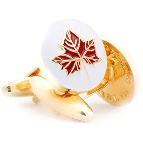 Wimbledon Cufflink Company The Maple Leaf Wimbledon Cufflink Company The Maple Leaf