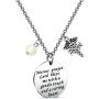 Zuo Bao Nurses Prayer Necklace with RN Charm,Gifts for Nurses, Nursing Graduation, Medical Jewelry