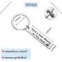 PENQI Funny Best Friend Keychain Long Distance Friendship Jewelry Friendship Gift Theres Some Whores in This House Keychain Music Lover Gift
