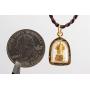 Weekday Birthday Buddha Golden Thai Amulet Pendant