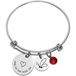 omodofo Semicolon Bracelet Inspirational Charm Bangle Suicide Prevention Mental Health Awareness Bracelet