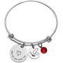 omodofo Semicolon Bracelet Inspirational Charm Bangle Suicide Prevention Mental Health Awareness Bracelet