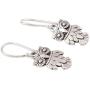Novica Night Vision Sterling Silver Dangle Earrings For Girls Womens