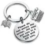 Zuo Bao Writer Gift Author Gift Writer Keychain Please Do Not Annoy The Writer Keychain Writing Gift Author Jewelry