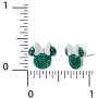 Disney Minnie Mouse Birthstone Jewelry for Women and Girls, Sterling Silver Pave Crystal Stud Earrings Disney Minnie Mouse Birthstone Jewelry for Women and Girls, Sterling Silver Pave Crystal Stud Earrings