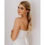 SWEETV Pearl Drop Wedding Bridal Earrings for Women,Bridesmaids,Brides
