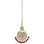 Aheli Exquisite Design Faux Kundan Beaded Earrings Maang Tikka Set Ethnic Indian Jewelry for Women Aheli Exquisite Design Faux Kundan Beaded Earrings Maang Tikka Set Ethnic Indian Jewelry for Women