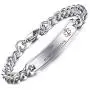 Custom Free Engraving- 8mm High Polished Surgical Steel Chain Medical Alert ID Bracelets for Women and Men Custom Free Engraving- 8mm High Polished Surgical Steel Chain Medical Alert ID Bracelets for Women and Men