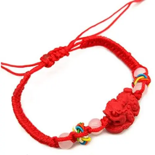 MANRUO The Best Feng Shui Red String Bracelet with Cinnabar Pi Xiu/Pi Yao Lucky Wealthy Amulet Brecelet Jewelry MANRUO The Best Feng Shui Red String Bracelet with Cinnabar Pi Xiu/Pi Yao Lucky Wealthy Amulet Brecelet Jewelry