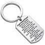 WUSUANED Coast Guard Gift Coast Guard Prayer Keychain Military Jewelry Deployment Gift