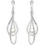 EVER FAITH Womens Austrian Crystal Simulated Pearl Twist Chandelier Teardrop Dangle Earrings Clear EVER FAITH Womens Austrian Crystal Simulated Pearl Twist Chandelier Teardrop Dangle Earrings Clear