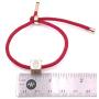 Handmade Red Cord Evil Eye Square Bracelet Protection Jewelry