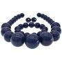 CIOOU Chunky Pearl Necklace Jewelry Set Pearl Choker Large Bead Necklace For Women Bride Wedding Gift