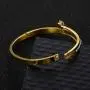 YCSLYW Love Friendship Bracelet Bracelet, with Cubic Zirconia Stainless Steel HingeJewelry, Crystal Oval Bracelet, is The Best Choice for Birthday Gifts and Valentines Day Gifts