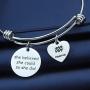 SIDIMELO Personalized Jewelry Inspiration Bracelet Encouragement Bracelet Birthday Gifts Gift Couples Jewelry Saying Stamped Inspirational Message Bracelet