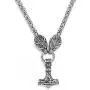 Viking Stainless Steel Necklace, Handmade Heavy Duty Chain with Pendant Necklace Viking Stainless Steel Necklace, Handmade Heavy Duty Chain with Pendant Necklace