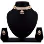 Efulgenz Indian Traditional 18K Gold Tone Plated Ruby Pearl Beaded Collar Strand Moti Choker Necklace Jewelery Festive Costume Accessories for Women and Girls