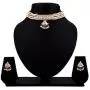 Efulgenz Indian Traditional 18K Gold Tone Plated Ruby Pearl Beaded Collar Strand Moti Choker Necklace Jewelery Festive Costume Accessories for Women and Girls