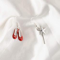 Sweet Home Bracelet Movies Inspired Bracelet There is No Place Like Home Red Enamel Shoes Charm