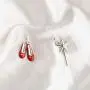 Sweet Home Bracelet Movies Inspired Bracelet There is No Place Like Home Red Enamel Shoes Charm