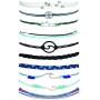 VSCO String Wave Ankle Bracelets for Women Sunflower Compass Moutain Waterproof Strand Anklets Bracelet Set for Teen Girls