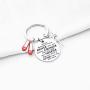 AKTAP Dorothy Ruby Inspired Keychain Wizard of Dorothy Ruby Red Slippers Jewelry Inspirational Gift You’re Braver Than You Believe