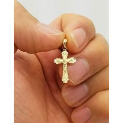 AMZ Jewelry 10K Yellow Gold Cross Pendant Cross Pendant for Gold Necklace