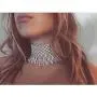 TOKO Rhinestone Choker Necklace for Women, Sexy Dainty CZ Diamond Gem Choker Neck Chokers for Women Girls TOKO Rhinestone Choker Necklace for Women, Sexy Dainty CZ Diamond Gem Choker Neck Chokers for Women Girls