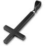 Besteel Jewelry Stainless Steel Inverted Cross Necklace for Women Men 24 Inch Chain 3 Color Available
