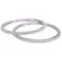 Ratnavali Jewels CZ Zirconia Gold Tone Solitaire Diamond Bracelet Bollywood Wedding Bangle Jewelry Women Ratnavali Jewels CZ Zirconia Gold Tone Solitaire Diamond Bracelet Bollywood Wedding Bangle Jewelry Women