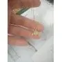 MANZHEN Cute Insect Bee Threader Drop Earrings Tiny Bumble Bee Earrings for Women Girls