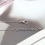 TseanYi Pearls Y Lariat Necklace Silver Pearls Pendant Chain Necklace Classic Pearl Drop Long Necklaces Bridal Necklace Jewelry for Women and Girls (Silver)