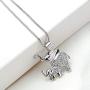 Elephant Gifts for Women Girls, Cubic Zirconia Platinum Plated Elephant Pendant Necklace for Women Girls Kids Jewelry Gifts 18”