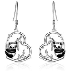 POPLYKE Sterling Silver Cute Animal Dangle Hypoallergenic Earrings for Women Girls