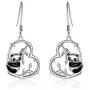 POPLYKE Sterling Silver Cute Animal Dangle Hypoallergenic Earrings for Women Girls POPLYKE Sterling Silver Cute Animal Dangle Hypoallergenic Earrings for Women Girls