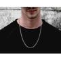 Savlano 925 Sterling Silver 3.5mm Italian Solid Flat Mariner Link Chain Necklace for Men & Women - Made in Italy Comes Gift Box (3.5mm)
