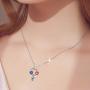 LONAGO 925 Sterling Silver O Pendant Fit Original Pandora Charm Necklace Charm Jewelry Gift for Women Girl
